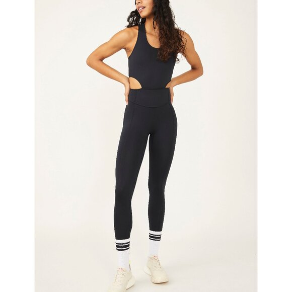 NWT FP MOVEMENT Back It Up Onesie / Black - Picture 4 of 10